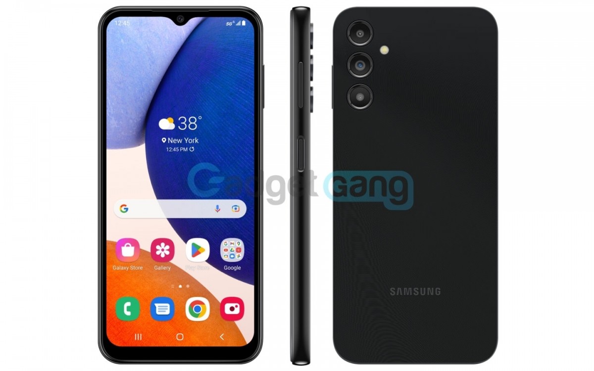 Samsung Galaxy A14 5G revealed in first press render
