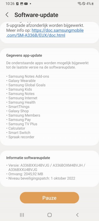 Samsung Galaxy A33 5G's Android 13-based One UI 5.0 stable update