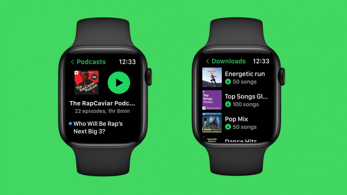 Android store smartwatch spotify