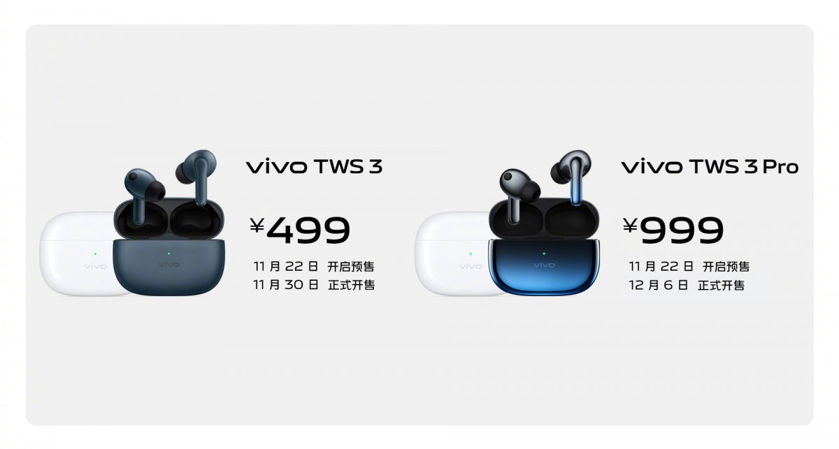 vivo TWS 3 Pro buds offer 49dB ANC up to 4kHz and lossless audio support