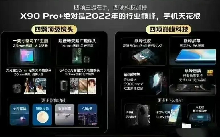 vivo X90 Pro+ camera and display features leak in full