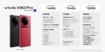 prix de la série vivo X90 pour la chine