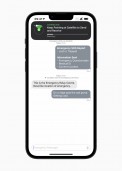 Apple Emergency SOS via Satellite demo
