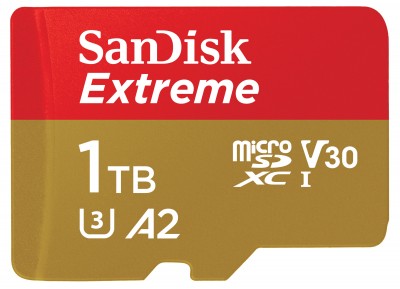 The world's first 1TB microSD card was released in 2019 with a price tag of $450