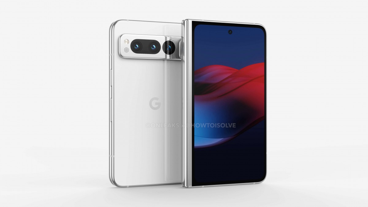 This is the Google Pixel Fold in render form