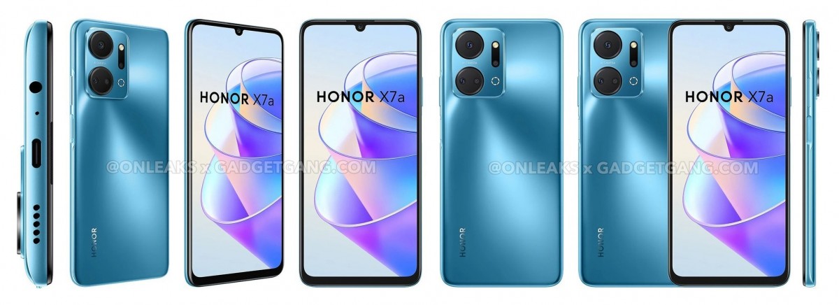 Honor X7a's specs and images leak