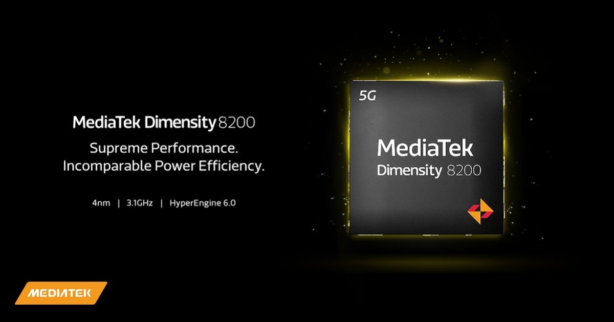 Mediatek Dimensity 8200 با CPU 3.1 گیگاهرتز و ردیابی پرتو رسمی است