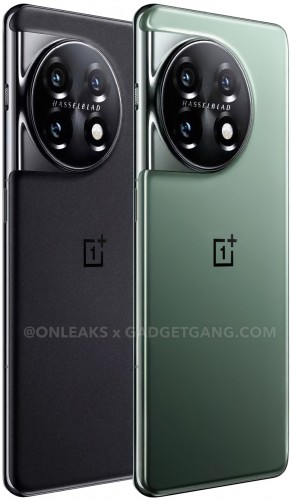 OnePlus 11's leaked image (Source: OnLeaks and GadgetGang)