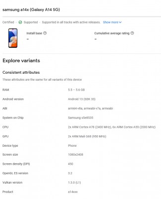 Samsung Galaxy A14 5G and Galaxy M14 5G appear on Geekbench with Exynos  1330 SoC -  news