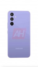 Samsung Galaxy A54 in green, purple, black, and white