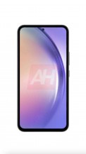 Samsung Galaxy A54 in green, purple, black, and white