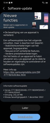 Samsung Galaxy S10 Lite units in the Netherlands are being updated to One UI 5.0/Android 13