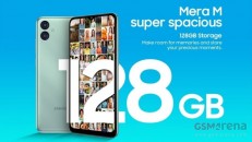 Amazon has revealed the Samsung Galaxy M04's design and key specifications
