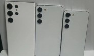 Dummies der Samsung Galaxy S23-Serie abgebildet