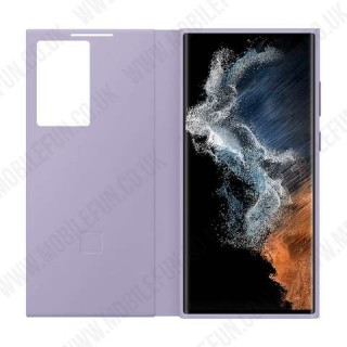 Flip cover Samsung Smart View berwarna ungu