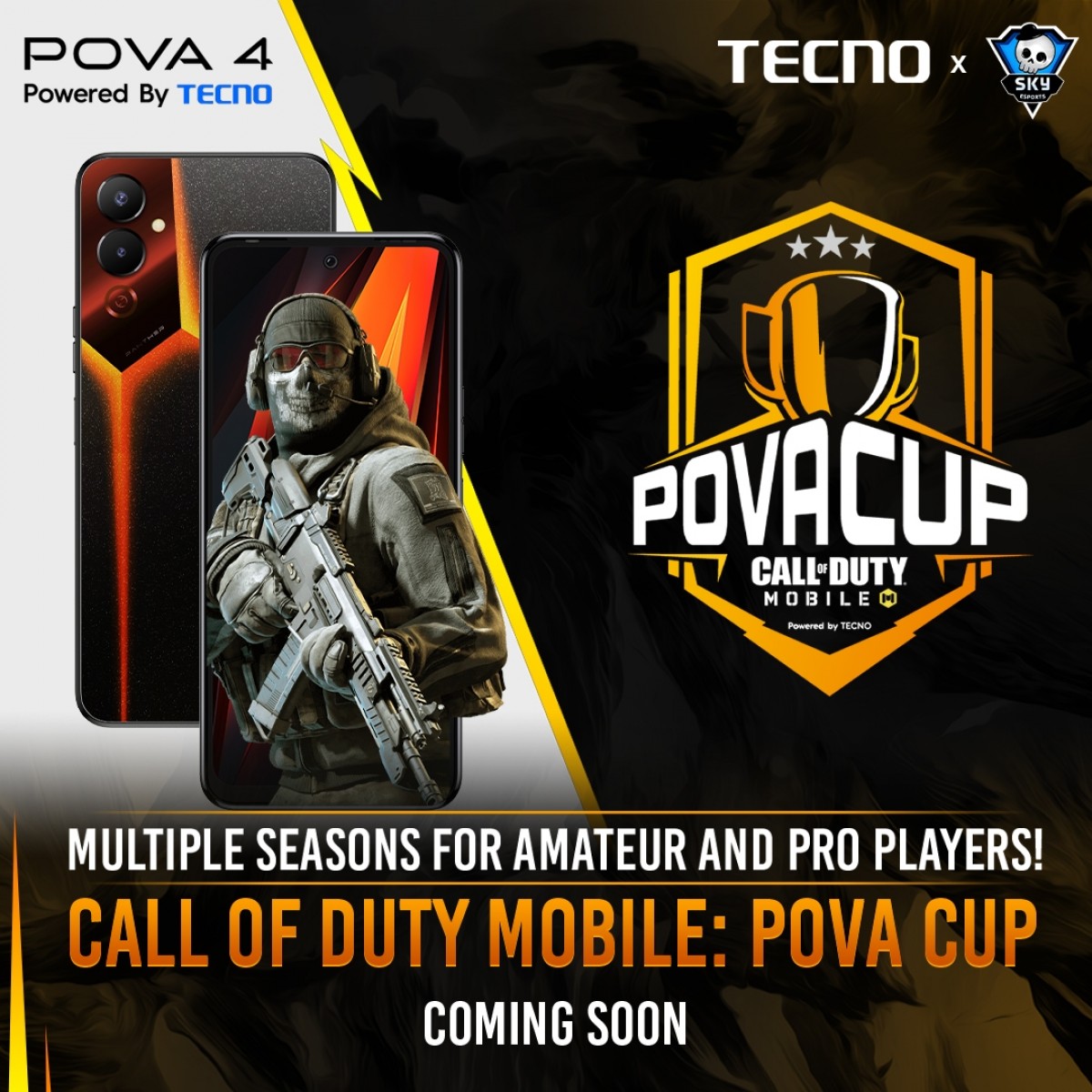 Tecno s'associe à Skyesports pour proposer la Call of Duty Mobile Pova Cup