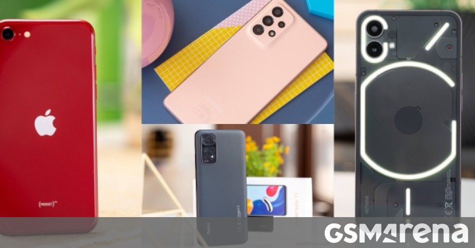 Top 20 phones of the year 2022