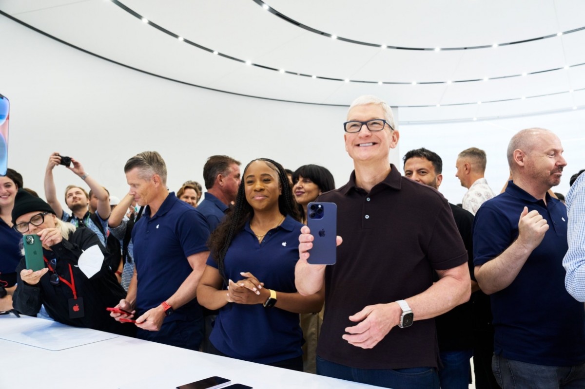 Tim Cook at the launch of iPhone 14 series. Image source:  Twitter