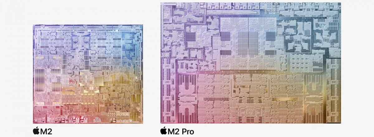  more CPU and GPU cores, more L2 cache, more unified memory