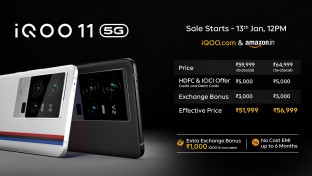 iQOO 11's India price and offers
