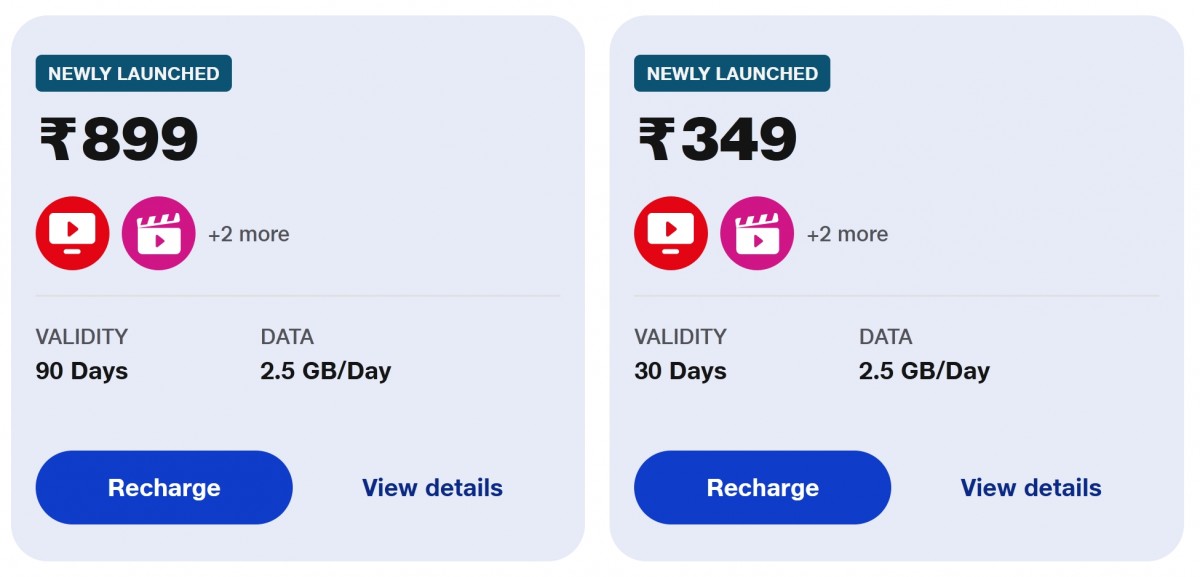 Jio has new 2.5GB/day data plans starting from INR 349