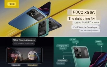 Poco X5 has all of its specs leaked, won't be launched in India