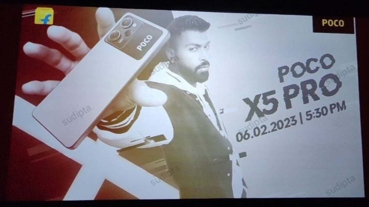 Poco India enchaîne le joueur de cricket Hardik Pandya en tant qu'ambassadeur de sa marque, la date de lancement de X5 Pro en Inde fait surface
