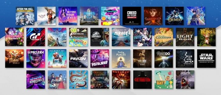 Sony Releases An Updated List of Over 30 PSVR 2 Launch Titles