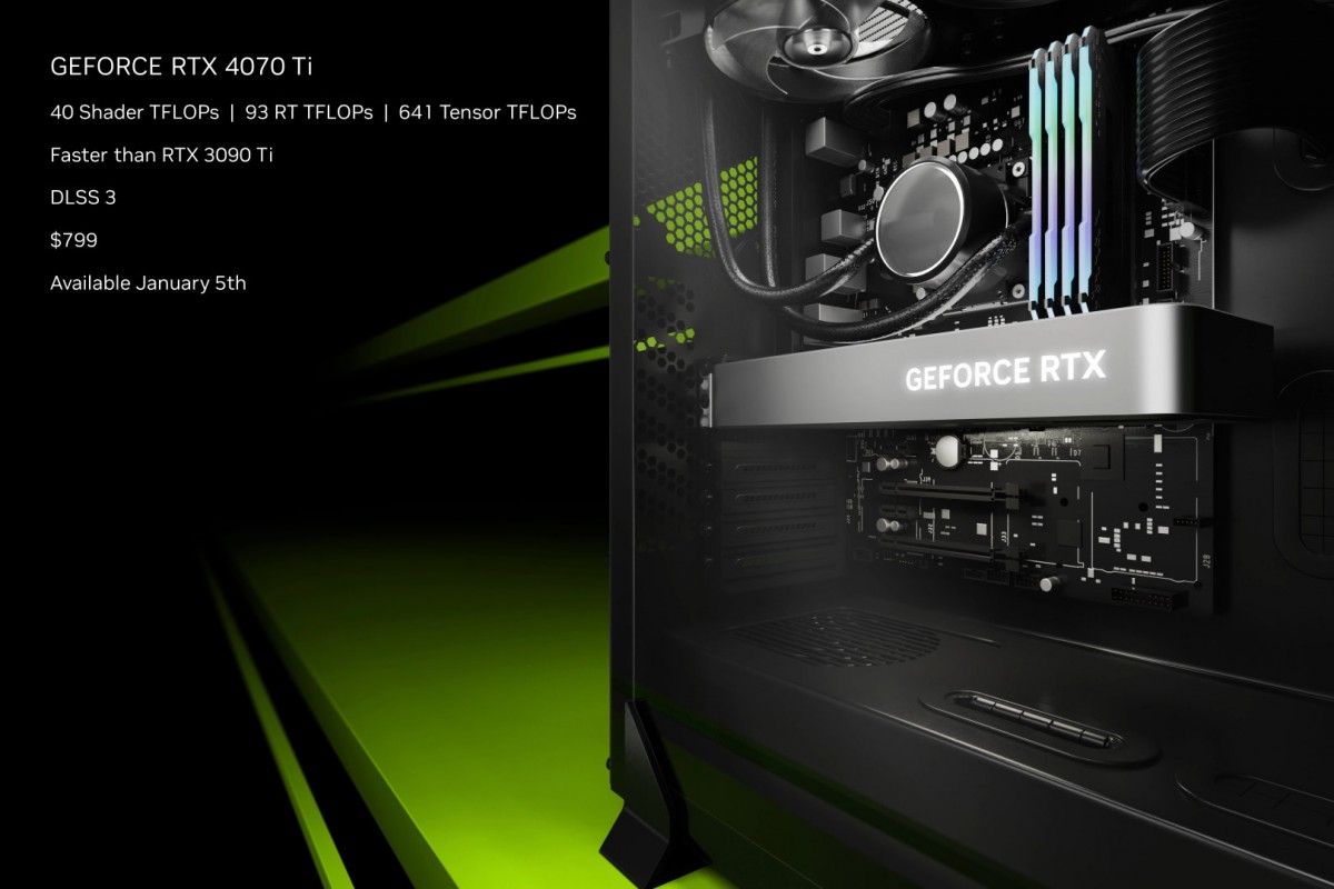 Nvidia RTX 4080 12GB đổi thương hiệu thành 4070 Ti, có sẵn vào ngày 5 tháng 1 với giá $799