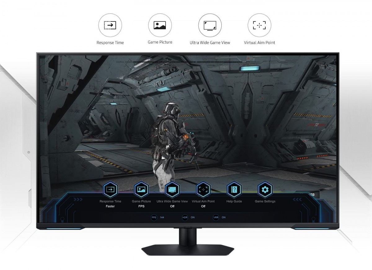 Samsung's new Odyssey Neo G7 is a flat 43'' gaming monitor and smart TV.