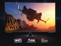 Taxa de atualização de 144Hz, tempo de resposta de 1ms