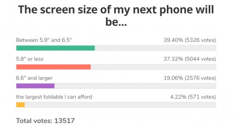Previous Screen Size Poll Results: From 2020