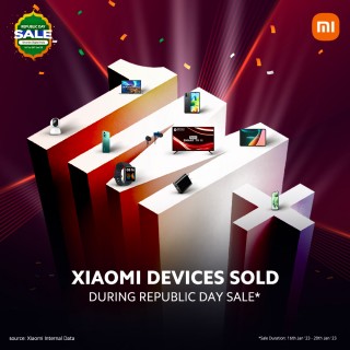 Xiaomi sold over 1 million products during the Republic Day Sale