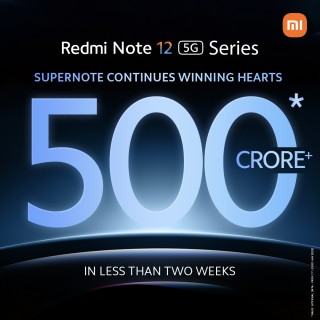 Redmi Note 12 series sales surpass ₹5 billion