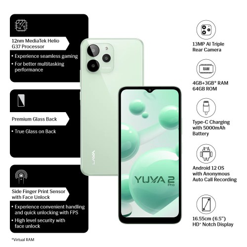 Lava Yuva 2 Pro key specs