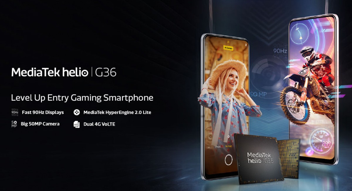 MediaTek Helio G36 announced - G37 with 100MHz lower CPU clock