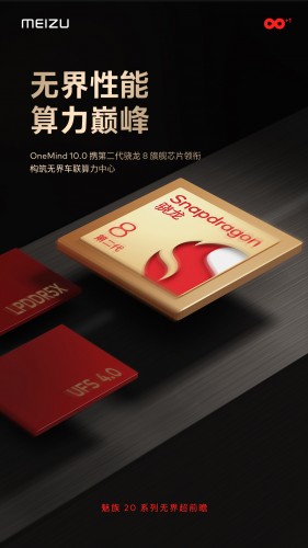 Meizu 20 series will be equipped with the  Snapdragon 8 Gen 2 chipset