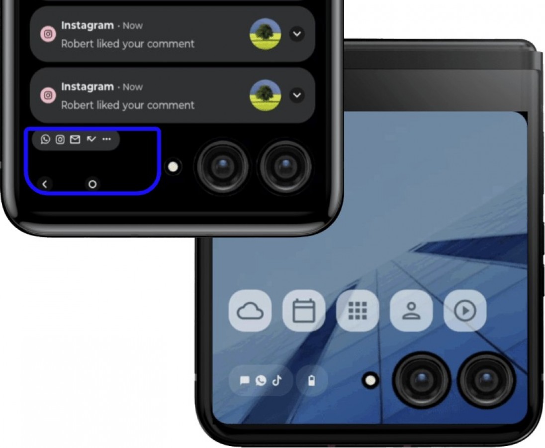 超大打孔外屏設計是趨勢：Samsung Galaxy Z Flip5 與 Motorola Razr 2023 渲染圖曝光！ 2