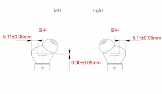 OnePlus Nord Buds 2 case and earbuds diagram