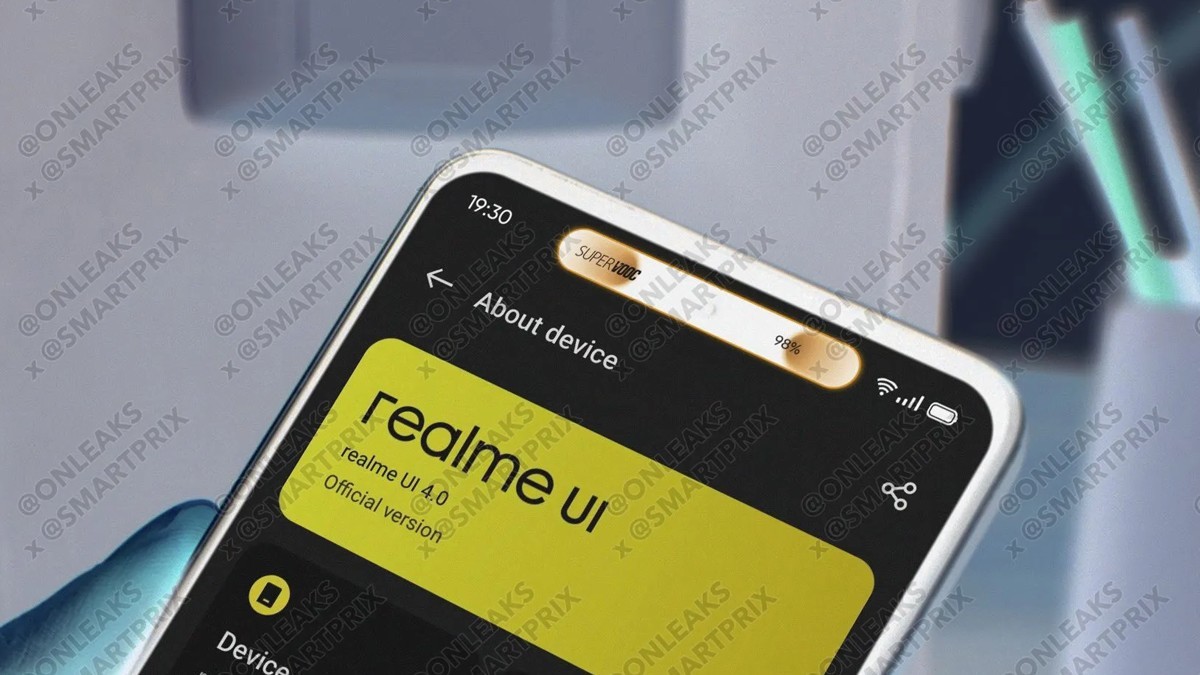 Realme's version of Apple's Dynamic Island shown in leaked images