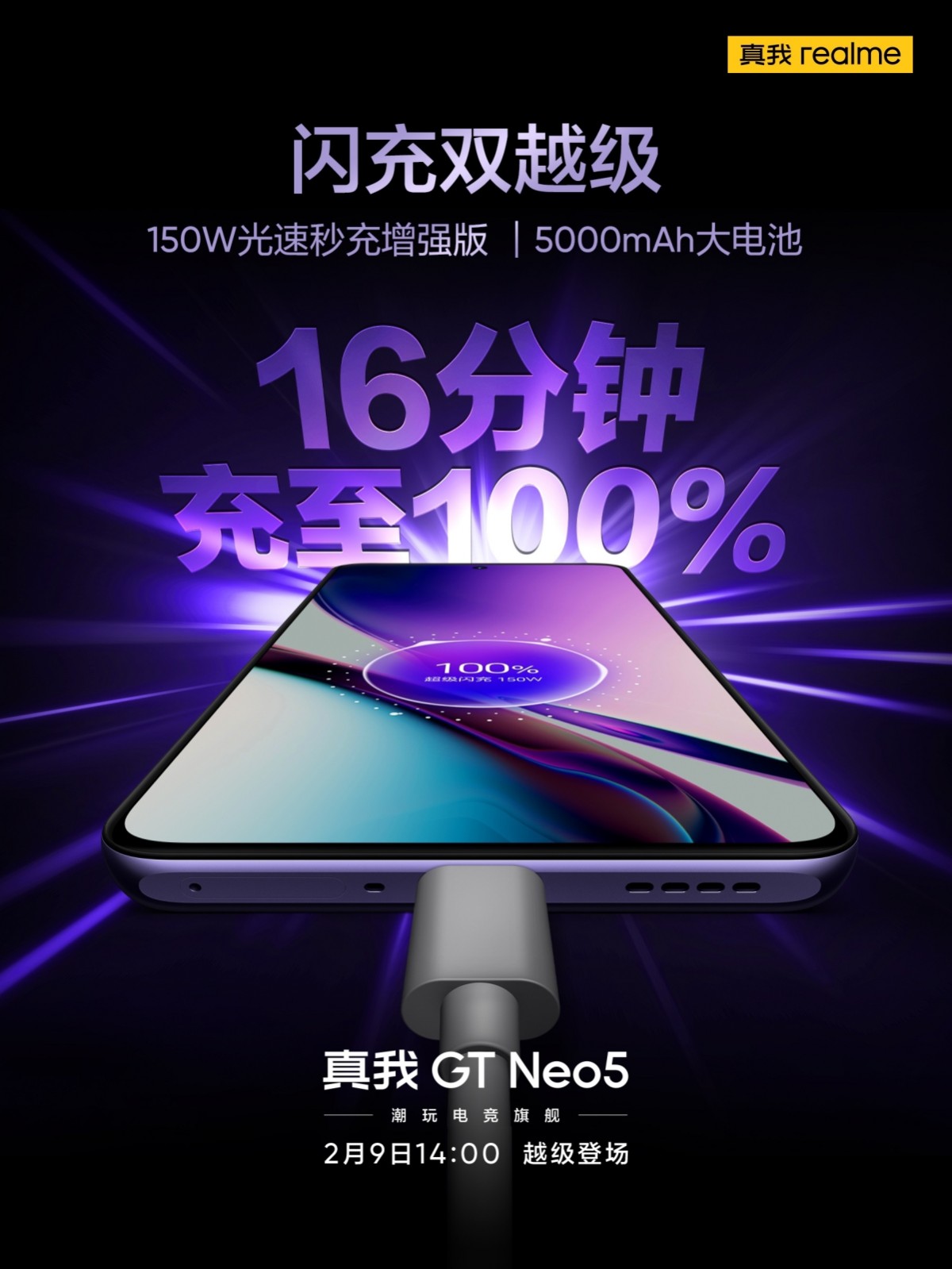 Realme confirms GT Neo 5 will have a 150W variant
