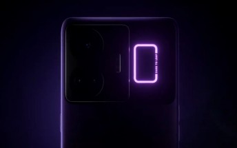 Realme's new GT Neo5 teaser shows purple LED light on the back