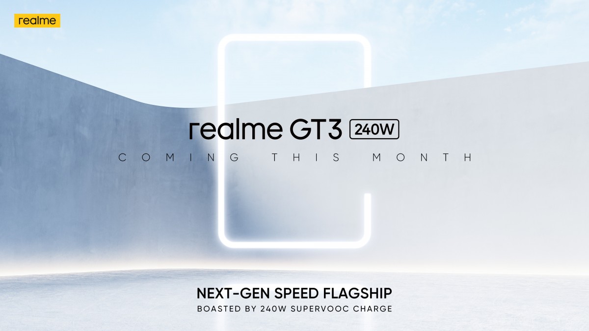 Realme GT3 to arrive this month with 240W charging support - GSMArena.com  news