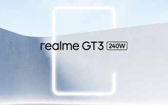 Realme GT3 with 240W charging is arriving on February 28