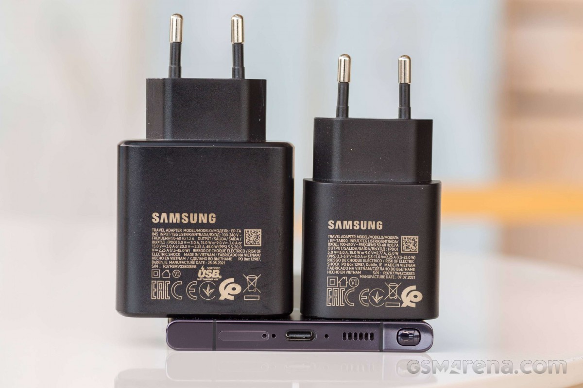 Thời lượng pin và tốc độ sạc của Samsung Galaxy S23 Ultra