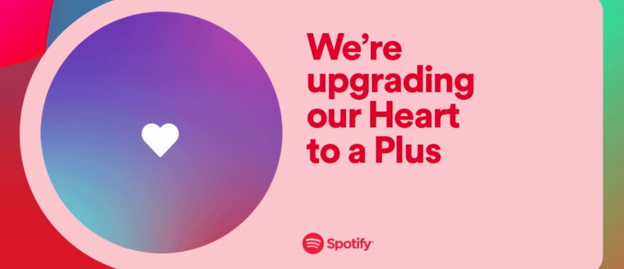 Spotify mematikan ikon hati, menggantinya dengan plus