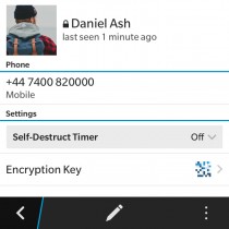 Creating a secret chat and verifying the encryption key