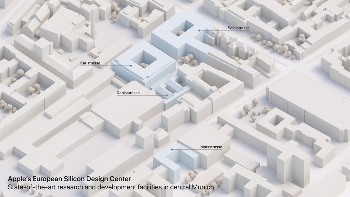 Apple will invest €1 billion in a new silicon design center in Munich