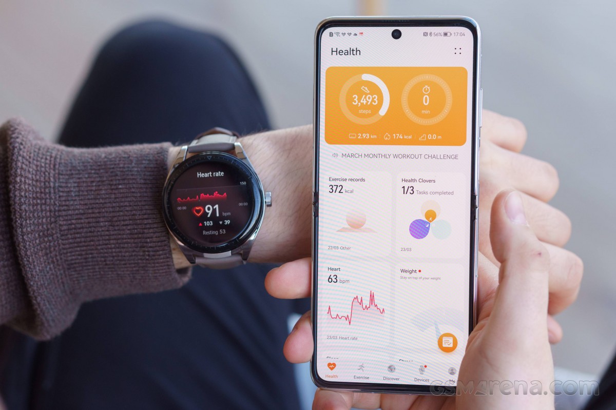 Galaxy watch active discount 2 with huawei phone