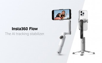 Insta360 Flow announced: an AI tracking smartphone stabilizer with built-in selfie stick and tripod